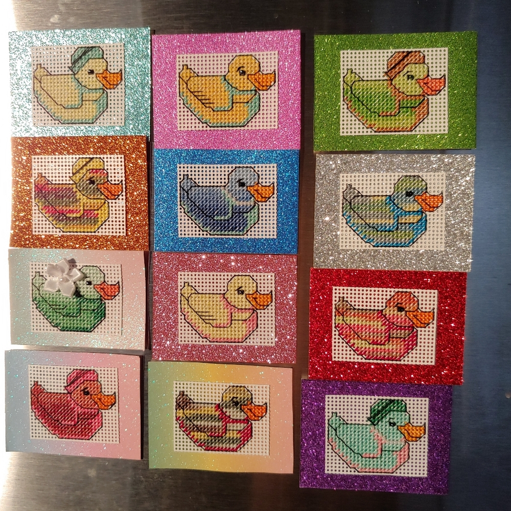 Have A Quacker? Cruise Ducks Hand Stitched Cards
